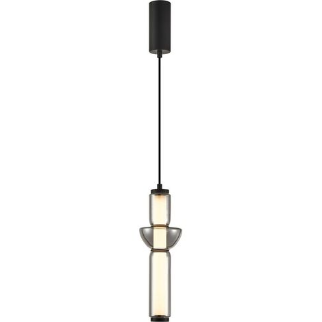 Bruni LED-Pendelleuchte schwarz MAT italux PND-27372-1-19W-BK