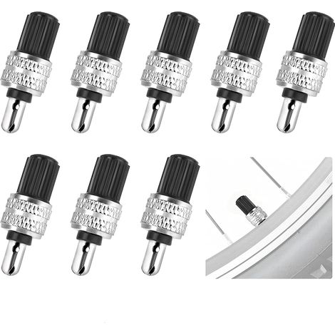 Kit de Valves de Vélo, 30Pcs Valves de Vélo de Remplacement pour la Vanne Standard NV DV PUKY, Valves de Vélo Contient Valve, Remplacement Noyau de Valve 30Pcs