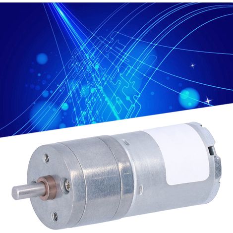 Moteur à courant continu à engrenages JGA25-2430, moteur CC sans balais, longue durée de vie, faible niveau sonore, 35 tr/min, 6 V CC (1/5)