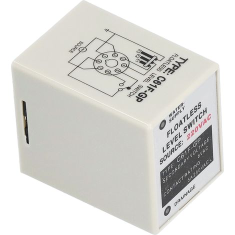 Relais de niveau sans flotteur BERM C61FGP contrôleur de niveau liquide 220V AC équipement électrique (1/5)
