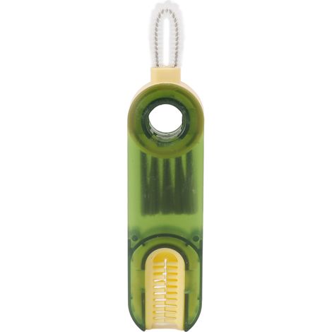 Biberon 3 en 1, couvercle de tasse, goupillon de nettoyage, goupillon multifonctionnel pour tétines, vert (1/5)