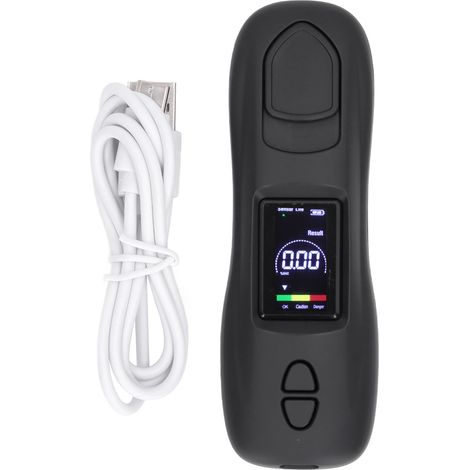 Testeur d'alcool numérique LCD avec affichage et annonce vocale, détecteur portable pour usage domestique, fête ou professionnel, DC5V (1/5)