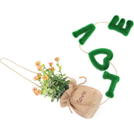 Plante Artificielle en Pot pour Décor Murale - Décoration Végétale d'Intérieur Maison et Jardin (1/5)