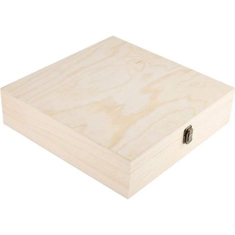 Große Aufbewahrungsbox aus Holz mit 87 Fächern für ätherische Öle (1/5)