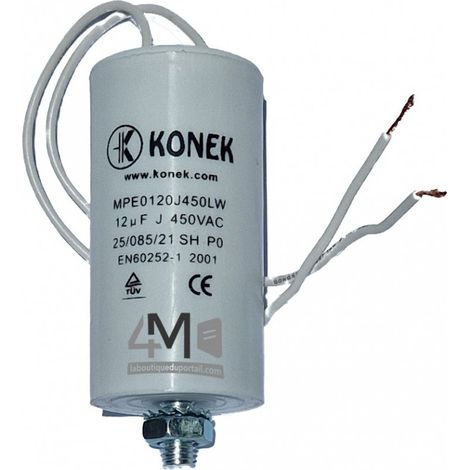 Condensateur Démarrage Moteur 12 µF / 450 V