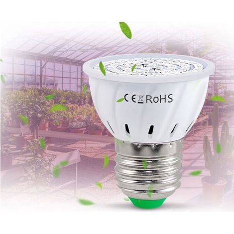 2pcs Led Plant Light Plant Growth Lamp E27 Full Spectrum Lamp 48Leds Lamp Succulent Cup Fill Light (1/4)