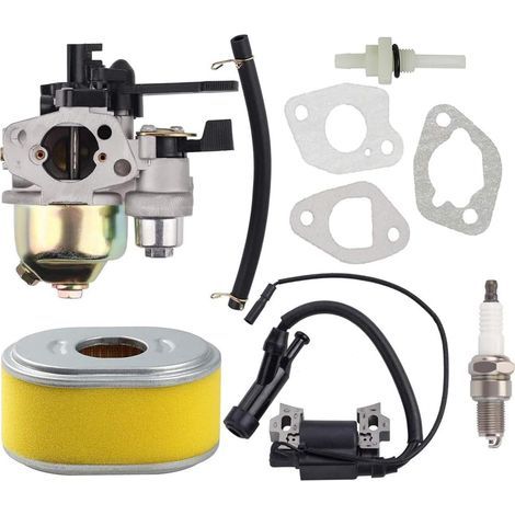 Carburador y bobina de encendido con filtro de aire para motor Honda GX110 GX120 de Hippotech (1/3)