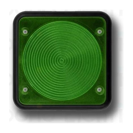 nologo clignotant à led 24V e 230V + couvercle verte look-230 g