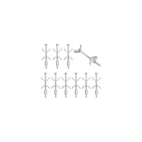 10 pezzi Connettore di montaggio per piani di lavoro M6, connettore per piano di lavoro da 100 mm, bulloni di collegamento per mobili da cucina per assemblaggio, serraggio e fissaggio - Crezuo