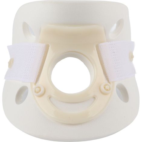 Col cervical orthèse respirante, soutien cervical anti-douleur, minerve ajustable pour soulagement cou. (1/5)