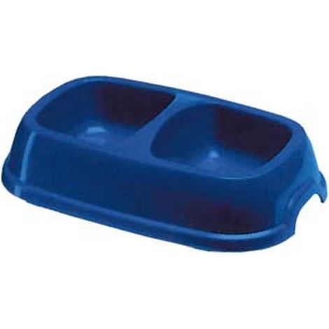 6PZ CIOTOLA 2 VASCHE PER ANIMALI DOMESTICI - ø cm.26,5x15x5,6h. - lt.0,7
