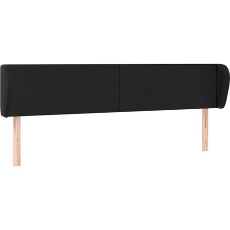 Maison Exclusive - Testiera ad Orecchio Nera 163x23x78/88 cm in Similpelle (1/5)