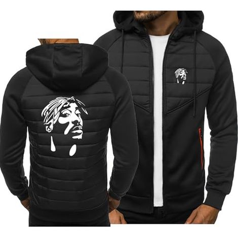 HARLSO VESTE À CAPUCHE EN POLAIRE ZIPPÉE POUR HOMME POUR ABA-RTH - SWEAT-SHIRT CHAUD À MANCHES LONGUES - COUPE-VENT - PULL CHAUD