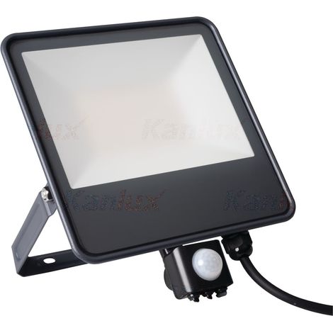 Projecteur ext. Kanlux iQ LED 50W 4000K IP44 PIR noir (1/5)