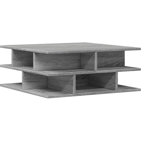 Maison Exclusive - Couchtisch Grau Sonoma 70x70x29 cm Holzwerksto
