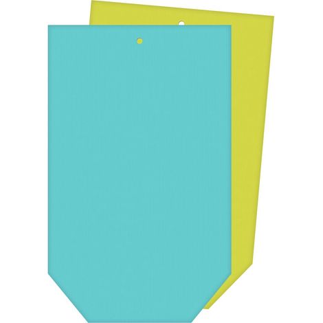 Braun & Company Geschenktasche grün blau 16 x 26 cm Geschenkverpackungen