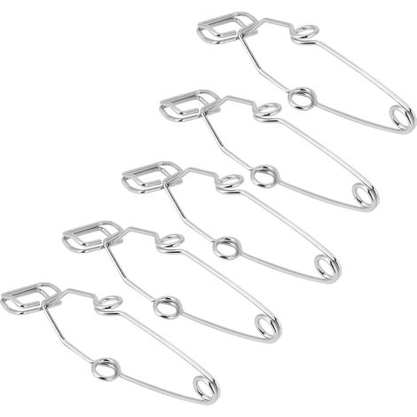 5-teiliges Stahlrohrschellen-Set für Labor, Experimente und Prüfungen (1/5)