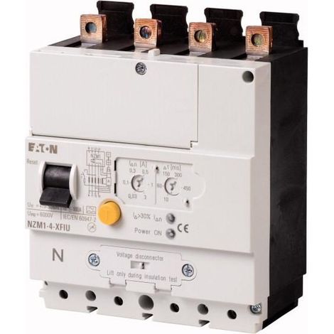 Décl.courant d.défaut 4p 0.03 3A en bas 000104614 EATON NZM1 4 XFIU
