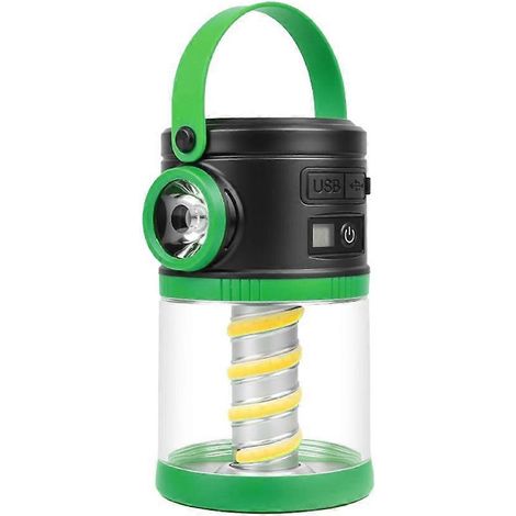 Lanterne de camping LED rechargeable, résistante à l'eau, lampe de camping portable d'urgence