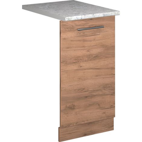 Panel frontal del lavavajillas Fame-Line, Roble dorado, 45 cm , ET Mármol, Vicco