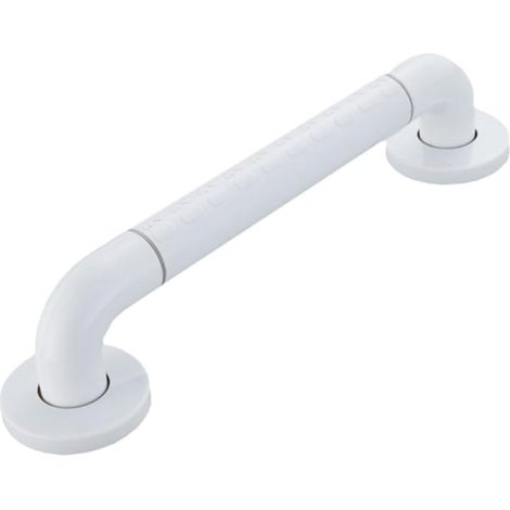 Barre d'appui de douche, inox, blanc, antidérapante, pour seniors (1/5)