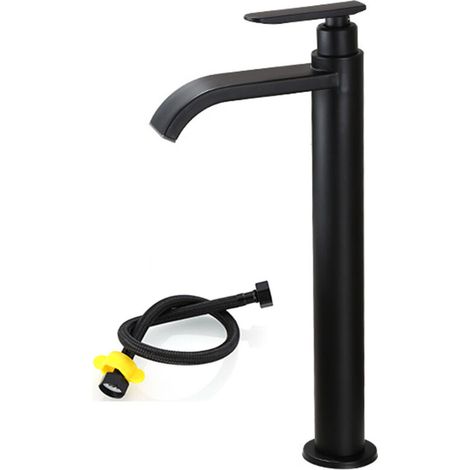 Robinet de Lavabo pour Salle de Bain, A-B-C-D-E, 1&2&3&4&5, Chromé, 3 Trous, 32 cm, Installation Standard (1/5)