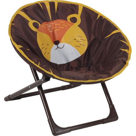 Fauteuil Pliant pour Enfant, Motif Lion, intérieur ou extérieur (1/5)