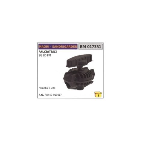 Kit pomello+vite MAORI compatibile SANDRIGARDEN falciatrice SG80FM R8440-919017