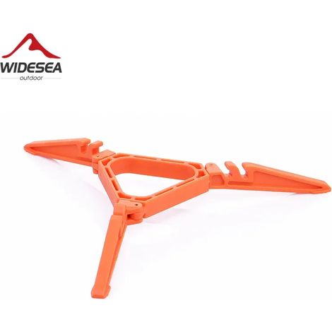 Support de réservoir de gaz Widesea, brûleur à gaz, réchaud de camping, étagère pour bouteille, trépied pliable, support pour cartouche de gaz, outils pour réchaud de camping, réchauds de cuisine port (1/4)