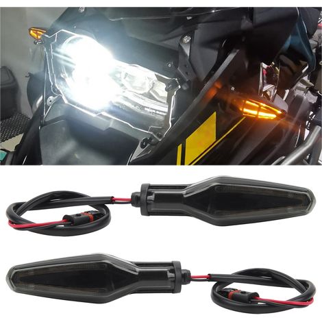 DC12V, une paire de clignotants de moto adaptés aux BMW R1250GS, S1000R, S1000XR et F900XR. (1/5)