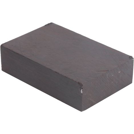 Planche en ébène noir pour manches d'outils, pièces d'instruments de musique et projets de bricolage - 70x50x20mm (1/5)