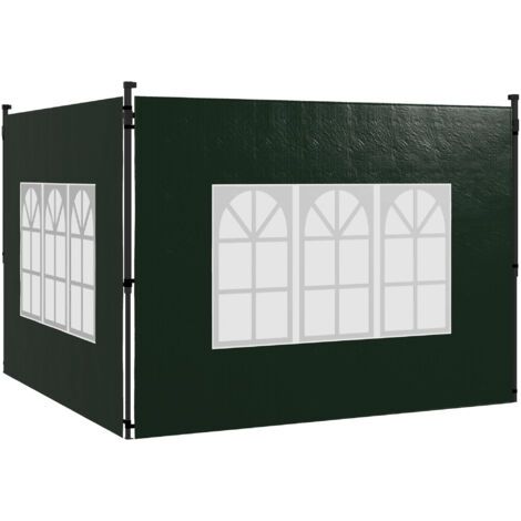 Pair Serre de jardin avec étagères à 3 niveaux serre de balcon 3 portes enroulables zippées 215 x 46 x 151 cm vert (1/5)
