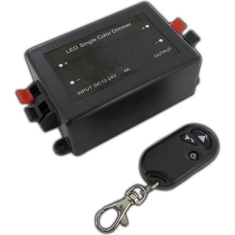 Variateur LED sans fil 12 V avec télécommande, pour tout type d'ampoules LED à intensité variable. [Classe énergétique A] (1/5)