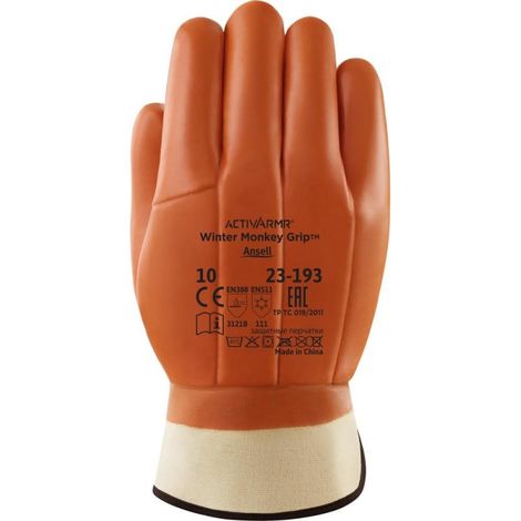 Guantes De Invierno Mono Grip 23-193 Tamańo 10 (Por 12)