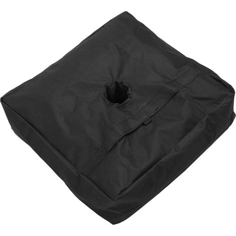 Sac de pesée pour pied de parasol 46 cm carré en toile Oxford 600D pour terrasse extérieur camping pique-nique (1/5)