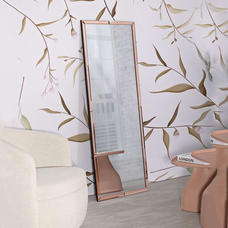 Espejo Sibiu, Forma Rectangular, Tipo de Pared, Estructura Transparente, 55x150h cm oro (1/5)