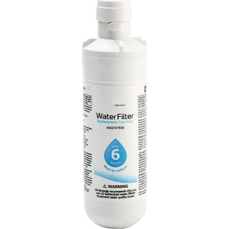 1 Filtre à eau LT1000P, Charbon actif, Blanc, Pour réfrigérateur porte française, Réduit sédiments (1/5)