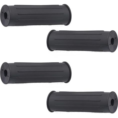 4 x Universal Wheelbarrow Grips, 32 mm Wheelbarrow Sleeves, Wheelbarrow Handles, Rubber Trolley Grips, Suitable for Bicycles, Scooters, Motorcycles (1/5)