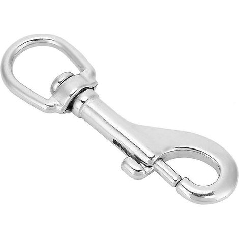 Mousqueton pivotant en acier inoxydable 316 pour sangles, sacs et équipements de plongée, 65 mm x 65 mm (1/5)