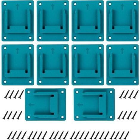 AHLSEN 10-teiliges Bohrmaschinenständer-Set, Werkzeughalter für Ma-Kita/Bosch 18V 14,4V Bohrmaschinen mit 40 Schrauben (1/5)