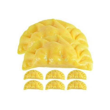 Lot de 8 raviolis artificiels réalistes, modèles de faux raviolis. (1/2)