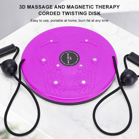 1 Disque de torsion, plastique ABS, corde élastique, massage magnétique 3D, exercice à domicile (1/5)