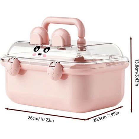 Boîte Organisateur Accessoires Cheveux Poignée Rangement Beauté Coiffeuse Salle Bain Femmes Hommes (1/5)