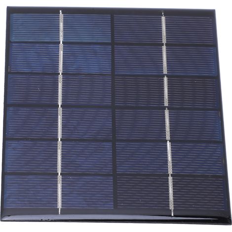 Chargeur solaire haute efficacité en silicium monocristallin, étanche, 2 W, 6 V (1/5)
