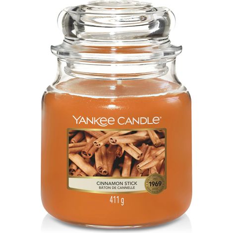 bougie jarre parfumée  moyenne taille  Bâton de cannelle  jusqu’à 75 heures de combustion (1/5)