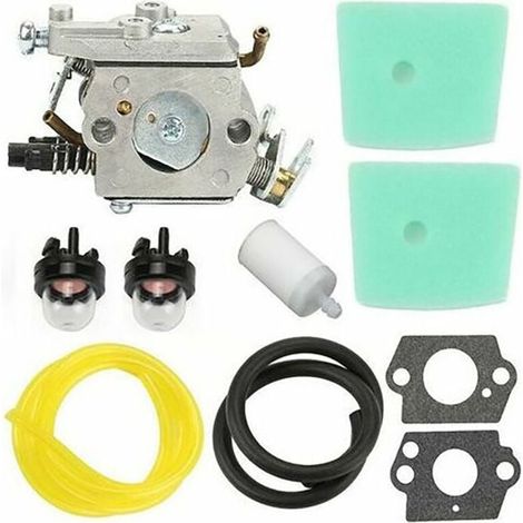 Carburateur pour Husqvarna 223L 323L 325 326 327 223R 323R 323RJ ZamaC1Q-EL24 503283401,Carburateur avec Bougie d'allumage Filtre à Carburant Conduite de Carburant (1/4)