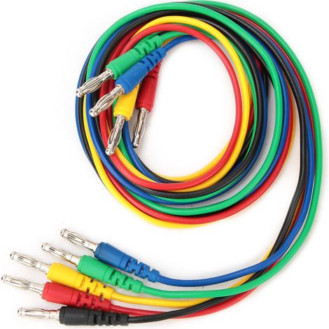 p1043 4mm Bananenstecker-Testleitung, spritzgegossenes Multimeterkabel (Stecker auf Stecker) (1/5)