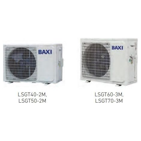 Unidad exterior ANORI Multi R32 - BAXI  Modelo: 2X1 LSTG40-2M