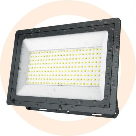 Projecteur LED extérieur - Slim - 150W - 14.500lm - IP65 - Blanc Neutre - Noir