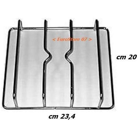 SAMET GRIGLIA PER CUCINA 1 FUOCHI COLORE INOX CM.23,4 X 20 F 4709 (1/2)